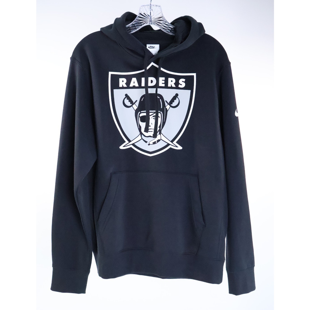 Nike Las Vegas Raiders Hoodie Sweatshirt Mens Small Black NFL Football NWT